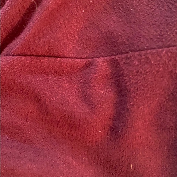 Maroon LF suede bralette top (size: large) - Picture 2 of 3